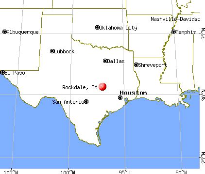 Rockdale, Texas (TX 76567) profile: population, maps, real estate, averages, homes, statistics ...