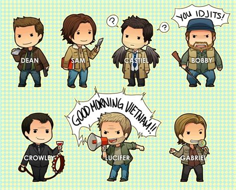 165 best images about Chibi Supernatural on Pinterest | Destiel, Supernatural fan art and 12 days