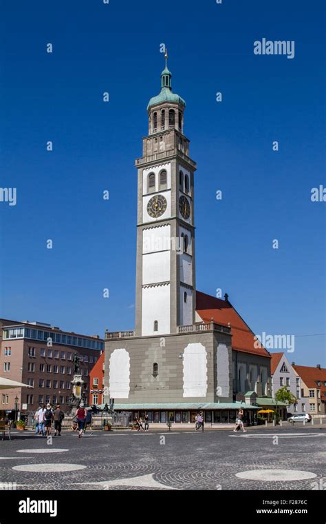 Perlach Tower, Augsburg, Bavaria, Germany Stock Photo - Alamy