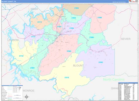 Maps of Blount County Tennessee - marketmaps.com