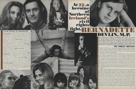 At 22, A Heroine of Northern Ireland's Civil Rights Fight, Bernadette Devlin, M.P. | Vogue ...