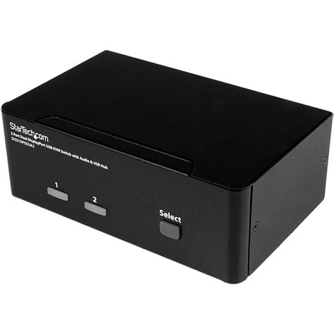 2 Port DisplayPort Dual-Monitor KVM Switch - DisplayPort KVM - 4K 60 Hz ...