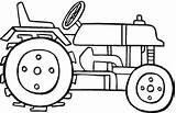 Traktor Zum Ausmalen  Einfacher Ausmalbild Gratis Ausdrucken sketch template