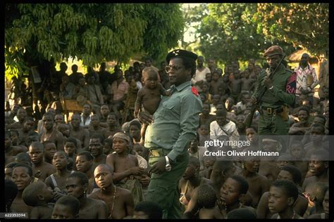 Mozambican politician and leader of the RENAMO guerrilla movement,... News Photo - Getty Images