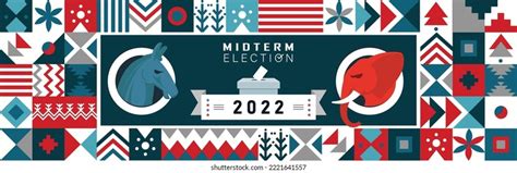 Us Midterm Election 2022 Banner Background Stock Vector (Royalty Free) 2221641557 | Shutterstock