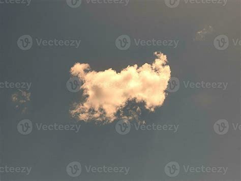 Single cloud in the sky, cloud shape photo 34065670 Stock Photo at Vecteezy