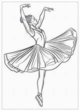 Ballet Dancer Coloring Pages  Inspire Creativity And Fine Motor Skills sketch template