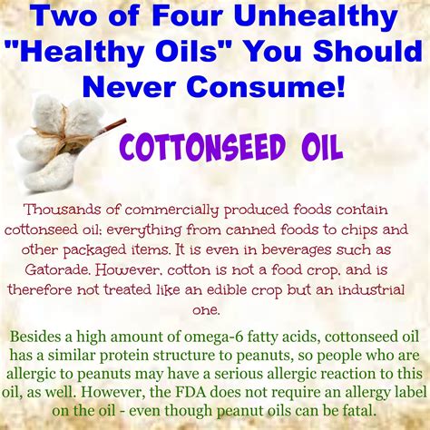 Cottonseed Oil | Healthy oils, Health and fitness goals, Canned food