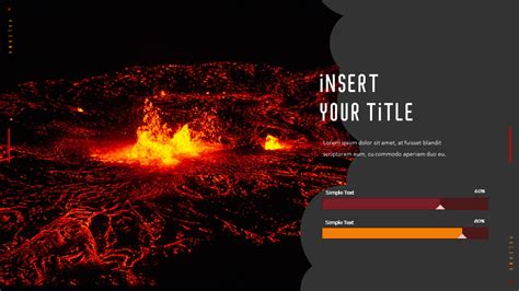 Volcano Theme PPT Templates