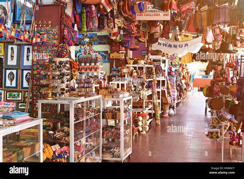 colorful souvenir market in nicaragua masaya Stock Photo - Alamy