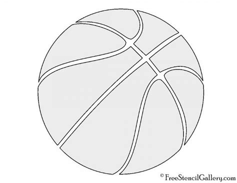 Basketball Stencil | Stencils, Free stencils, Unicorn pictures