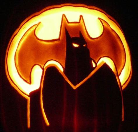 Here's a Batman pumpkin carving from a pattern by stoneykins.com | Batman pumpkin, Pumpkin ...