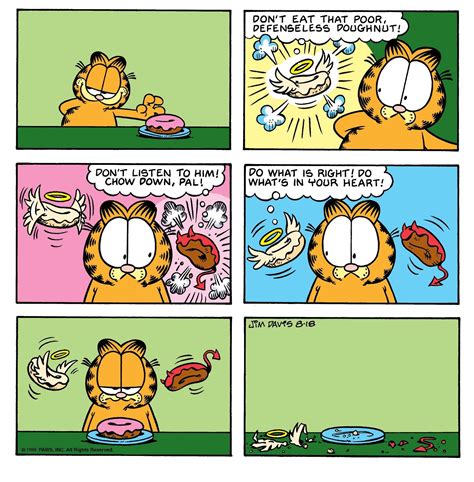 #5. Finally, our patience paid off – dinner is served! Eat all the things. #FatCat | Garfield ...