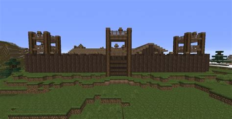 Caesar in Gaul: Small Roman wooden fort Minecraft Map