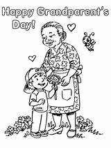Grandparents Day Coloring Pages Flower For Grandma  Free Printable sketch template