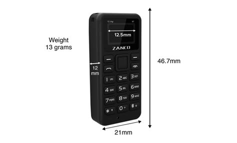 Zanco Tiny T1 is World’s Smallest Mobile Phone Priced at $40 - Gizmochina