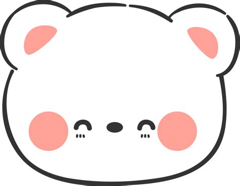 Cute bear png transparent