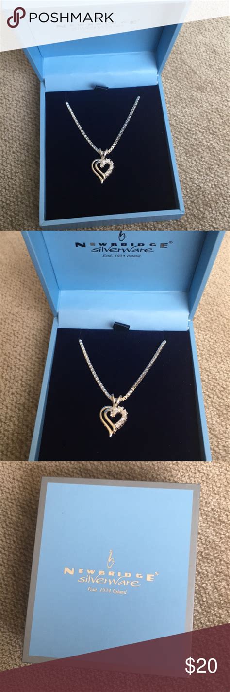 Newbridge double heart pendant necklace brand new | Heart pendant ...