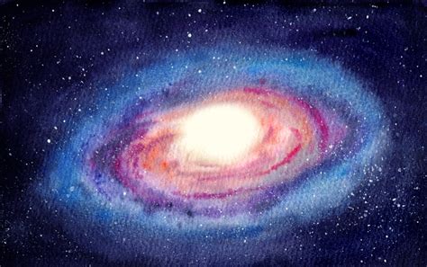 Andromeda by aileensea | Watercolor galaxy, Galaxy art, Galaxy painting