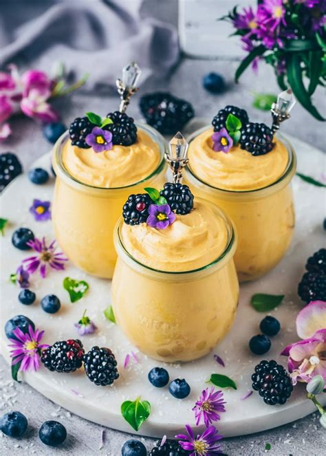 Vegan Mango Mousse Dessert | Quick & Easy - Bianca Zapatka | Recipes