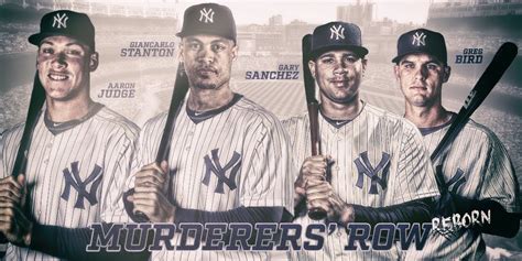 The new "Murderers' Row" (Personal Piece). on Behance