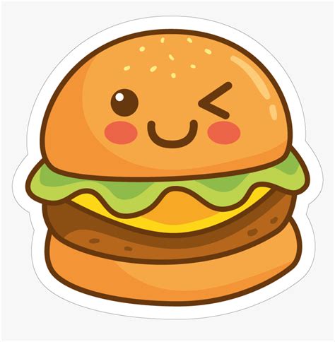 Hamburger Clipart Burger - Cute Hamburger Clip Art, HD Png Download , Transparent Png Image ...