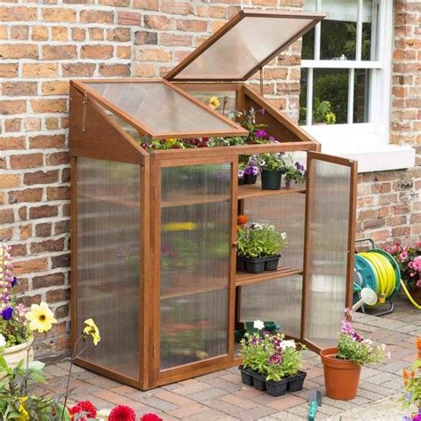 Rowlinson Hardwood Mini Greenhouse | Garden Street