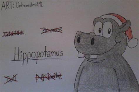 A Hippopotamus for Christmas by UnknownArtistML on DeviantArt