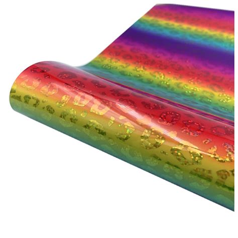 Holographic Rainbow Self Adhesive Vinyl Roll For Cricut, Decal, Stickers - Walmart.com