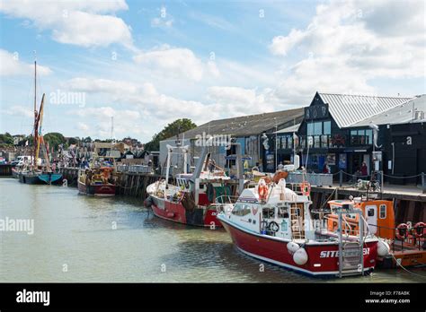 Whitstable Harbour, Whitstable, Kent, England, United Kingdom Stock Photo - Alamy