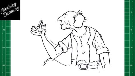 How to Draw The BFG Easy Step by Step - YouTube