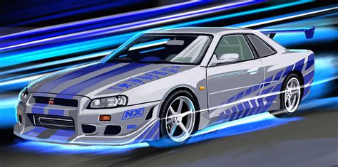 Paul Walker Car Wallpaper