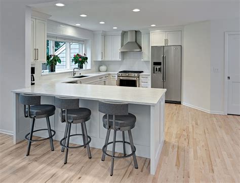 U-Shaped Kitchen Design with Peninsula