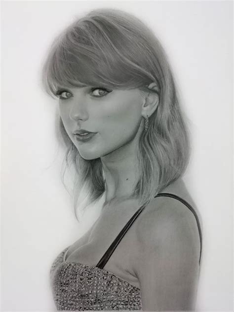 Taylor Swift Pencil Drawing - wijisung.art - Drawings & Illustration, People & Figures ...