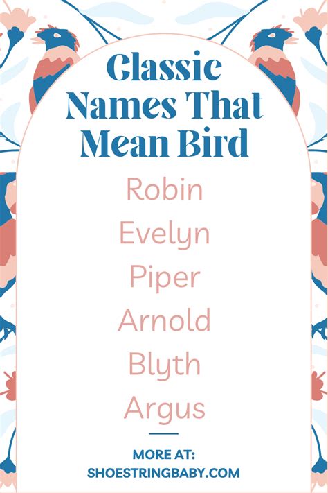 75 Bird Names for Babies That Rule the Roost