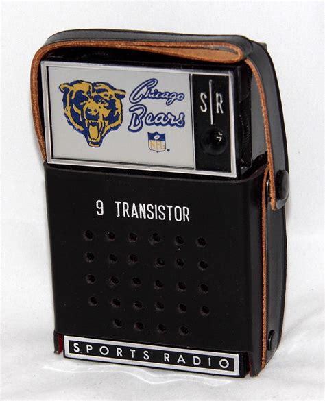 Vintage Chicago Bears NFL Twin Tuner Novelty Transistor Ra… | Flickr