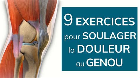 9 exercices pour soulager la douleur au genou - YouTube Exercices Swiss Ball, Qigong, Postures ...