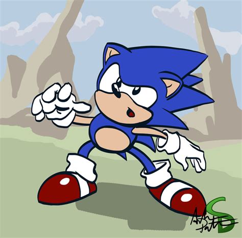 Sonic CD - Intro Scene Practice by AndrewArtist on DeviantArt