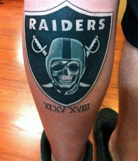 40 Oakland Raiders Tattoos For Men - Football Ink Design Ideas