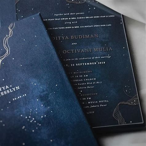 Starry night by Pensée invitation & stationery | Bridestory.com