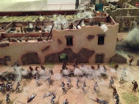 Tides of War: Paint Bench: 15mm Battle of the Alamo Diorama Revisted