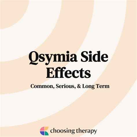 Qsymia Side Effects & How to Cope With Them