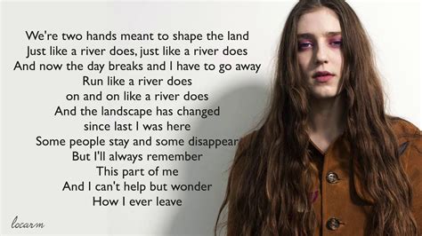 Birdy - Just Like A River Does Lyrics Video Chords - Chordify