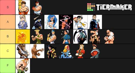 Capcom Fighting Evolution/Jam Tier List (Community Rankings) - TierMaker