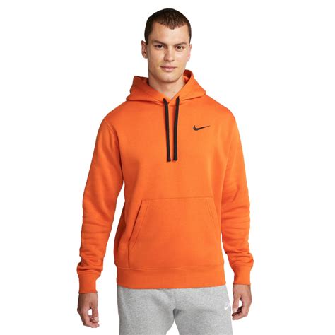 Nike Nederland Club Hoodie 2022-2024 Orange Black - KNVBshop.nl