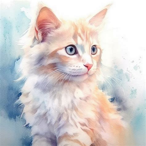 Aquarell Katze Kunst Digitale - Kostenloses Bild auf Pixabay - Pixabay