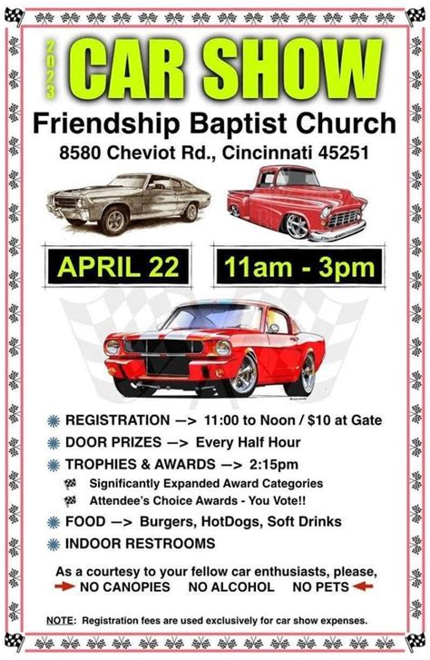 Friendship Baptist Church Car Show – OH Carcruisefinder.com