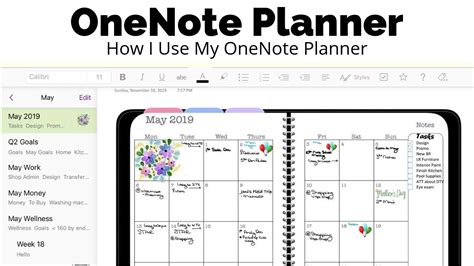 How I Plan in My OneNote Planner - On the iPad || #theawesomeplanner --See full description on ...