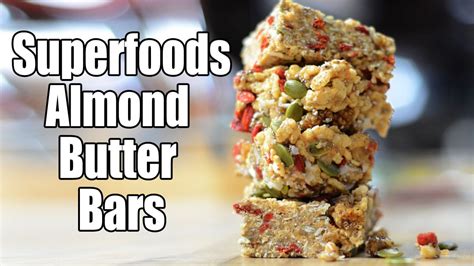 Superfoods Almond Butter Bars