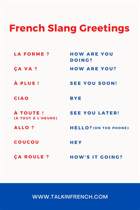 French Words For Beginners